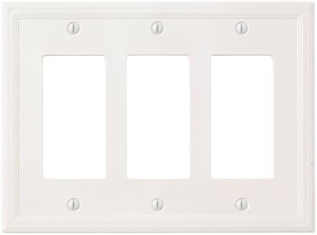  Questech Insulated Single Toggle Wall Plate for Electrical Outlets
| Decorative White Questech Light Switch Cover 1-Gan