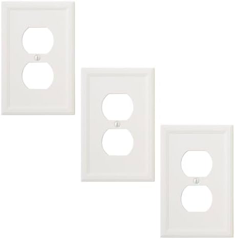  Questech Insulated Single Toggle Wall Plate for Electrical Outlets
| Decorative White Questech Light Switch Cover 1-Gan