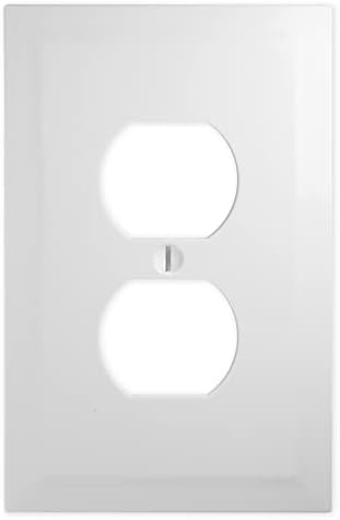  Questech Outlet Covers Bright White Satin 1-Gang Switch Plates 3 Pack for Home Decor
| Single Duplex Wall Plates Decora