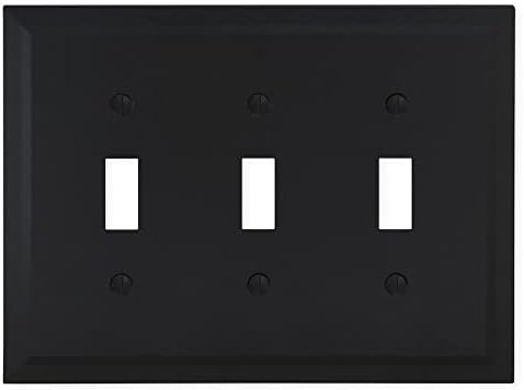  Questech Outlet Covers Bright White Satin 1-Gang Switch Plates 3 Pack for Home Decor
| Single Duplex Wall Plates Decora