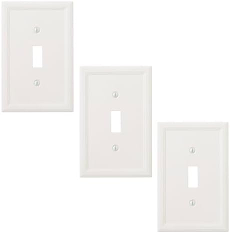  Questech Insulated Single Toggle Wall Plate for Electrical Outlets
| Decorative White Questech Light Switch Cover 1-Gan