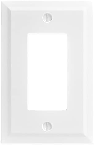  Questech Outlet Covers Bright White Satin 1-Gang Switch Plates 3 Pack for Home Decor
| Single Duplex Wall Plates Decora