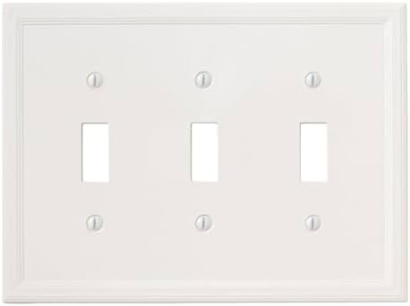  Questech Insulated Single Toggle Wall Plate for Electrical Outlets
| Decorative White Questech Light Switch Cover 1-Gan