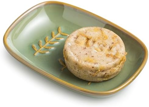 Ceramic Soap Dish Bar Cleaner for Shower Easy to Clean Bath Shower Bathroom Kitchen Sink